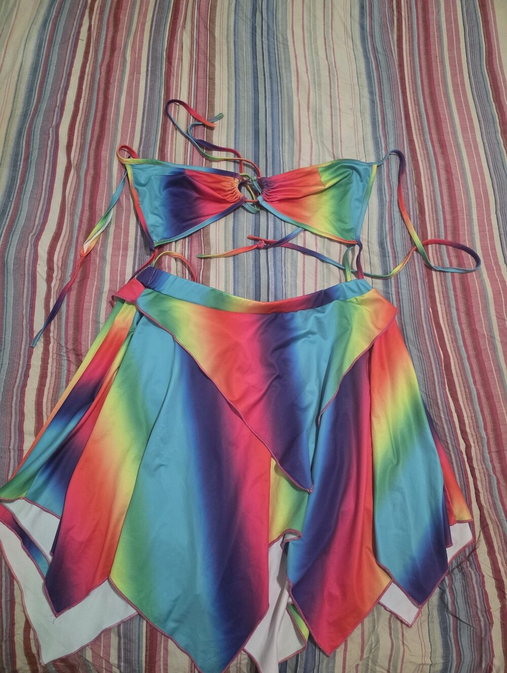 SHEIN rainbow 2 piece set